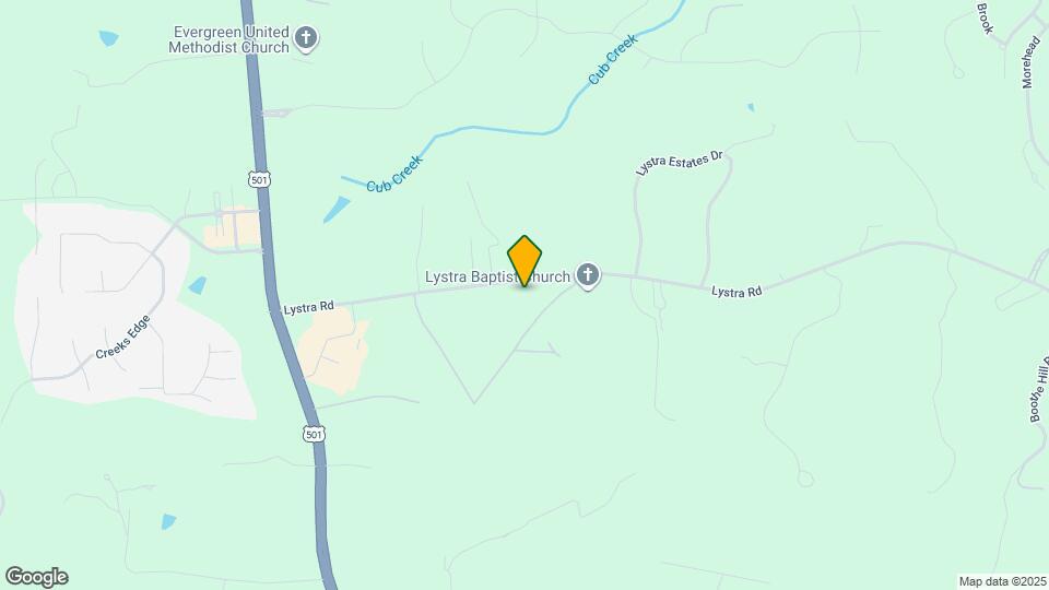 550 Lystra Rd Map and Location Details