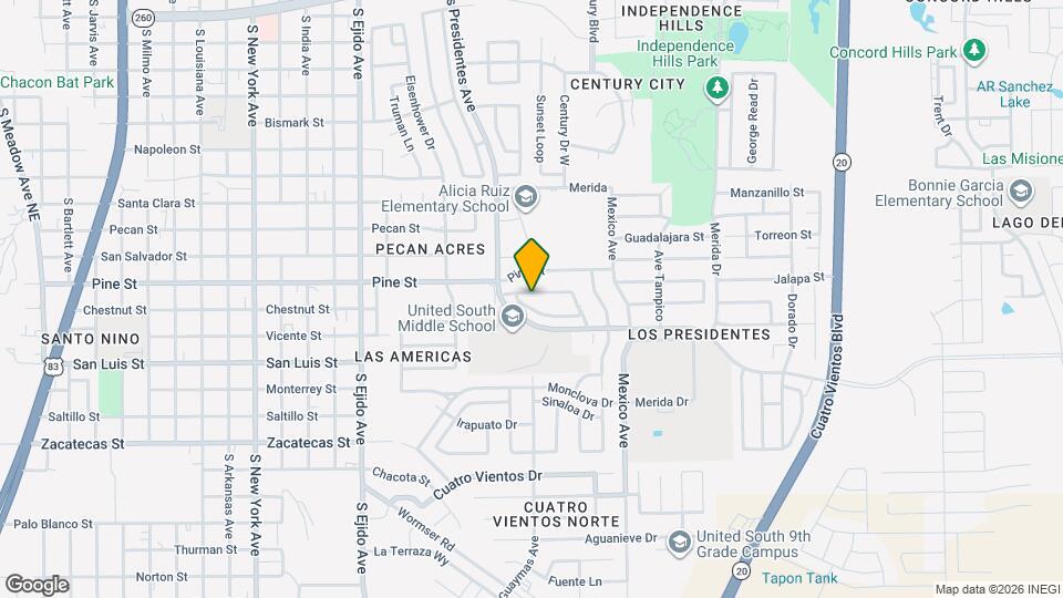 3611 Cancun Loop Map and Location Details