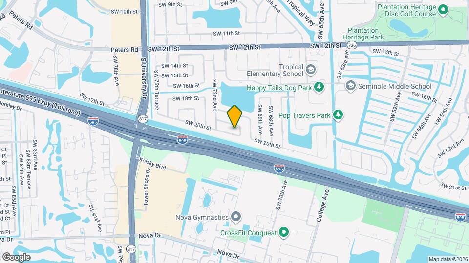 7071 SW 20th St, Unit SI ID1504077P Map and Location Details