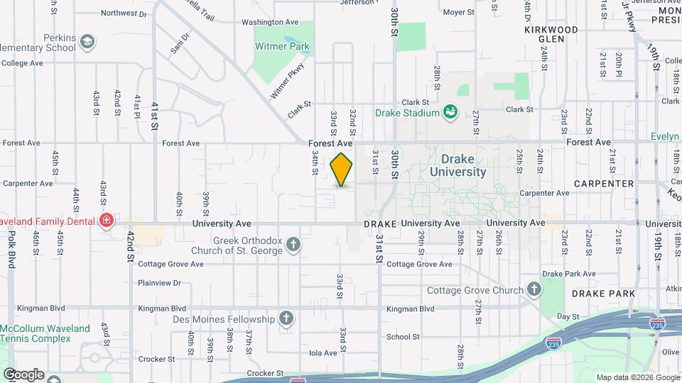1247 33rd St Map and Location Details