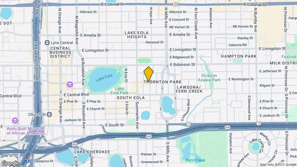 840 E Washington St Map and Location Details