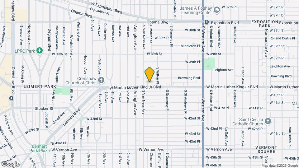 2035 W Martin Luther King Jr Blvd Map and Location Details