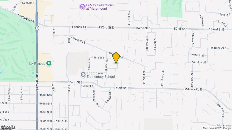 15626 8th Ave Ct E Map and Location Details