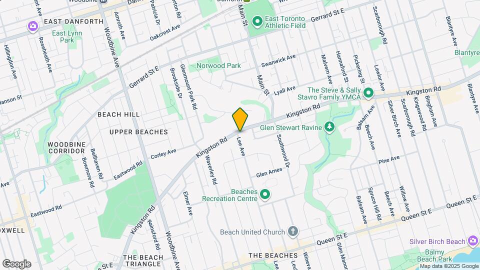 547 Kingston Rd Map and Location Details