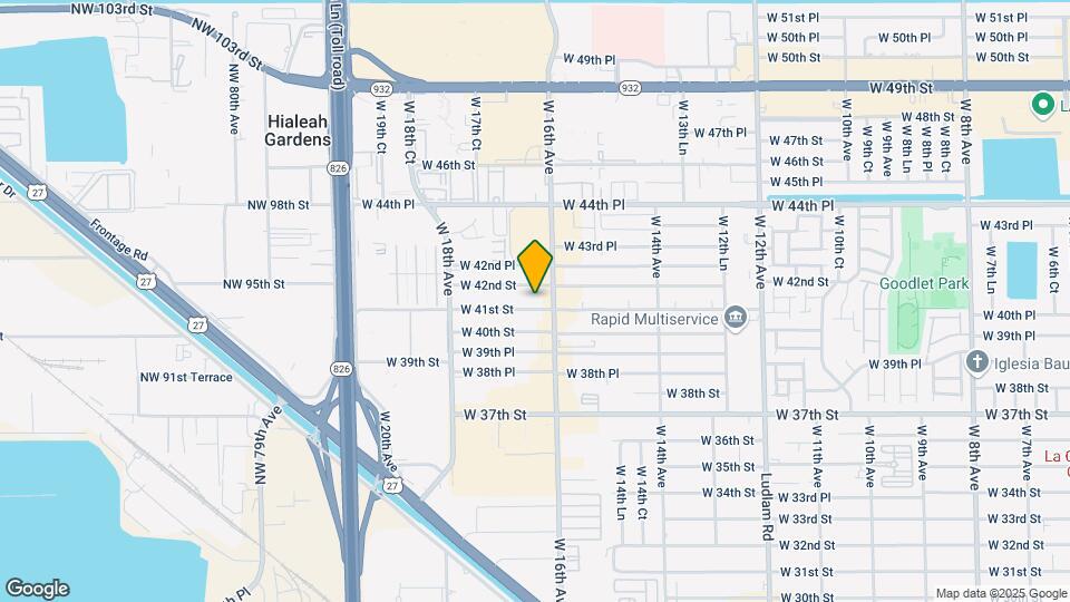 1635 W 41st St Map and Location Details