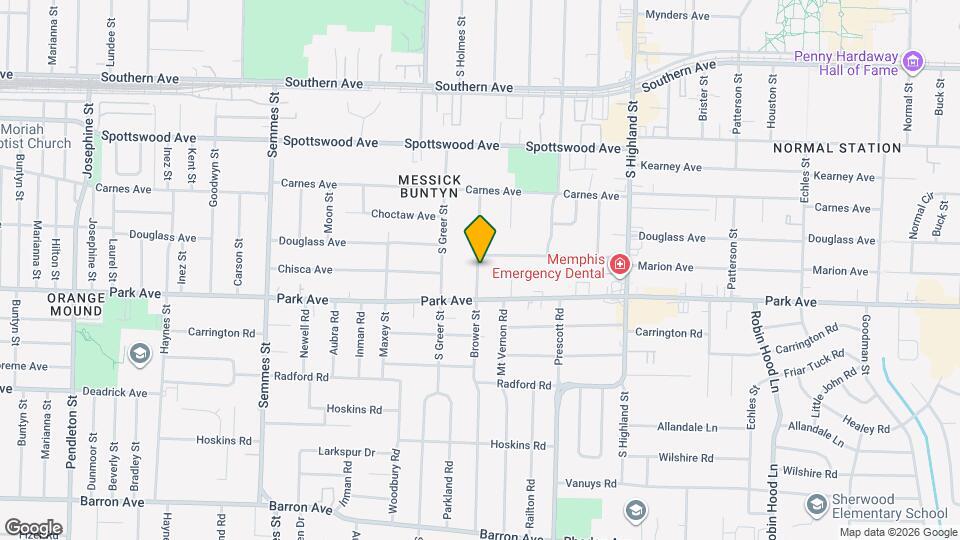 842 Brower St Map and Location Details