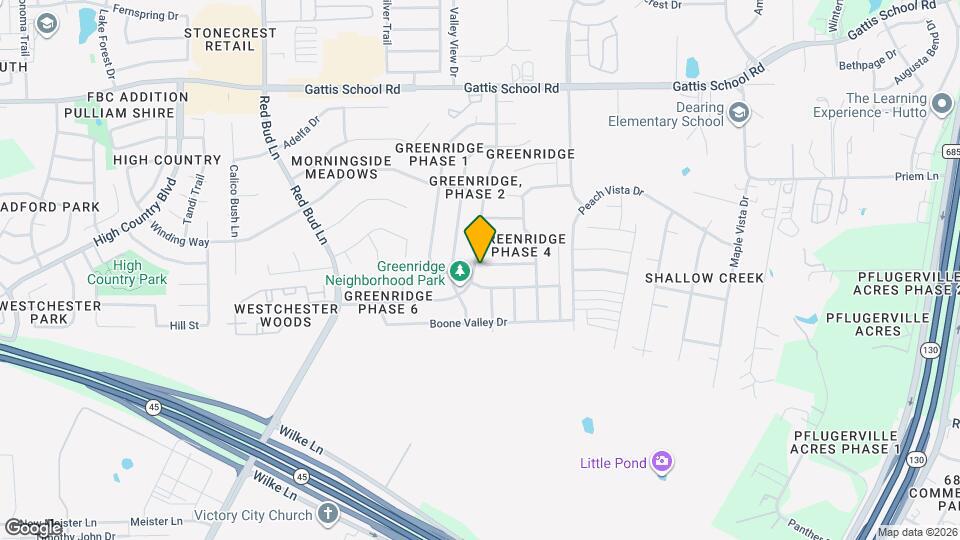 501 Dinge Bay Dr Mapa y Detalles de la Ubicación