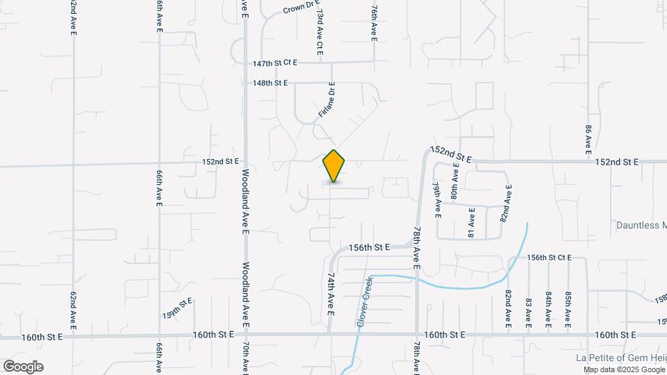 7424 153rd Street Ct E Map and Location Details