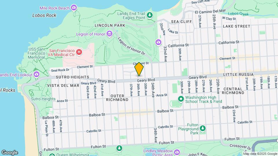 494 36th Ave Mapa y Detalles de la Ubicación