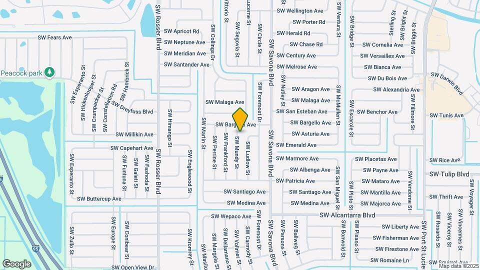 3309 SW Mundy St Map and Location Details