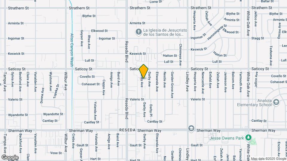 7516 Canby Ave Map and Location Details