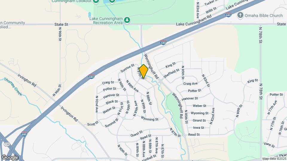 7732 N 87th St Map and Location Details