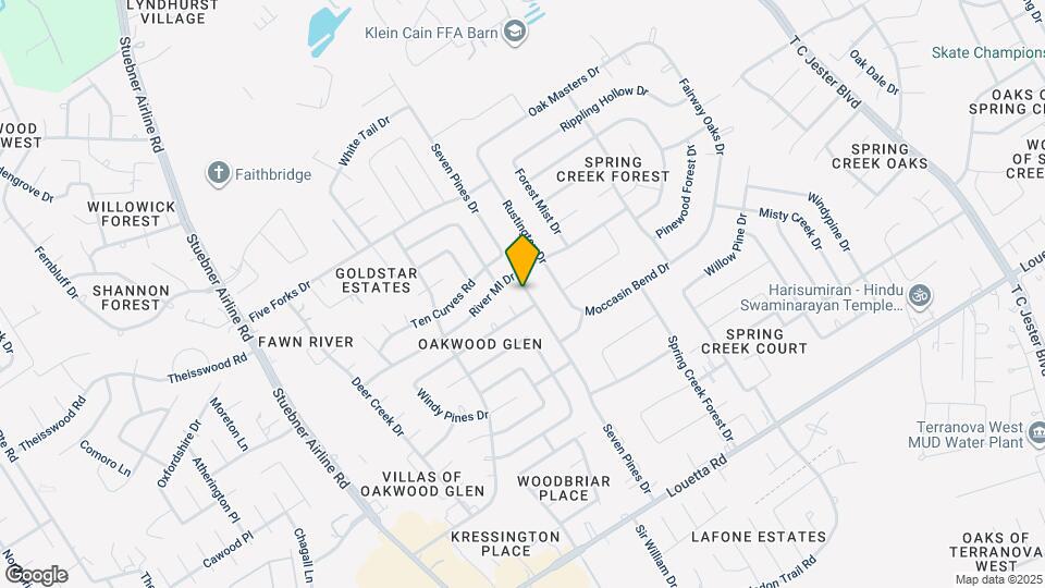 17411 Seven Pines Dr Map and Location Details