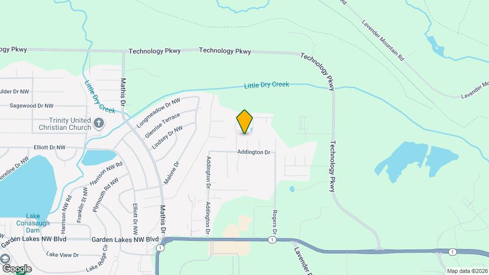 15 Silverbell Ln NW Mapa y Detalles de la Ubicación