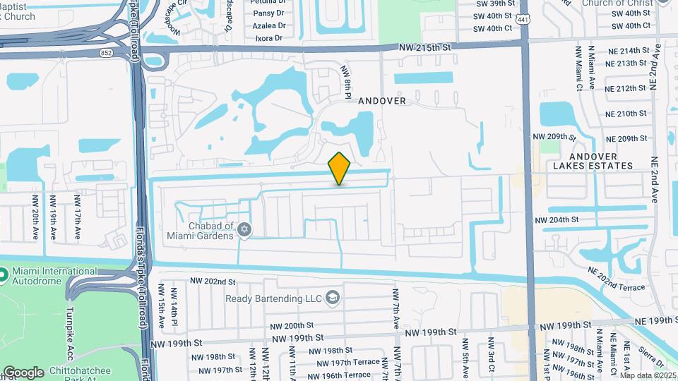 913 NW 206th Ter, Unit B9 Map and Location Details