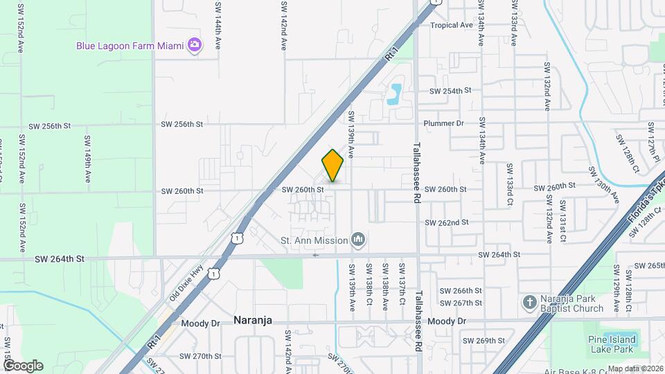 13946 SW 259th Way Map and Location Details