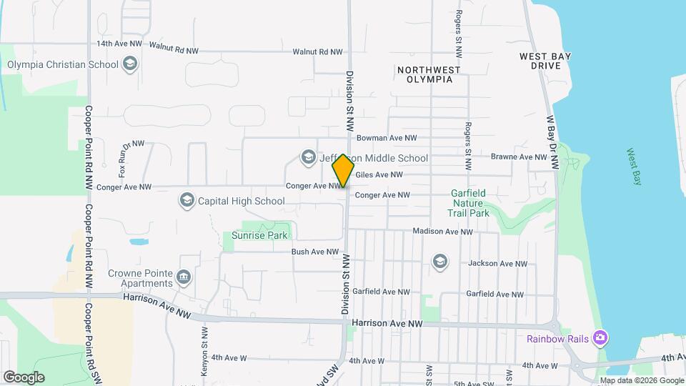 615 Division St NW Map and Location Details