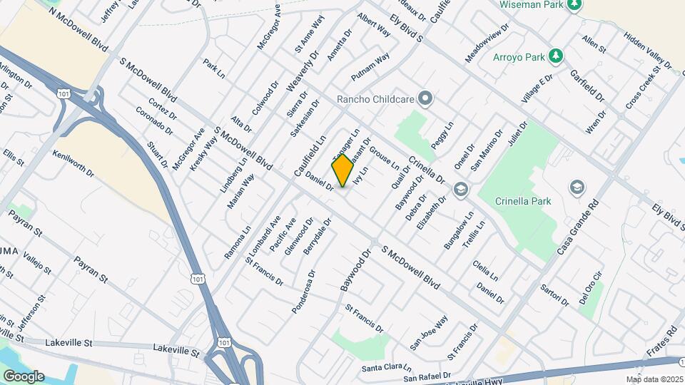 1411 Ivy Ln Map and Location Details