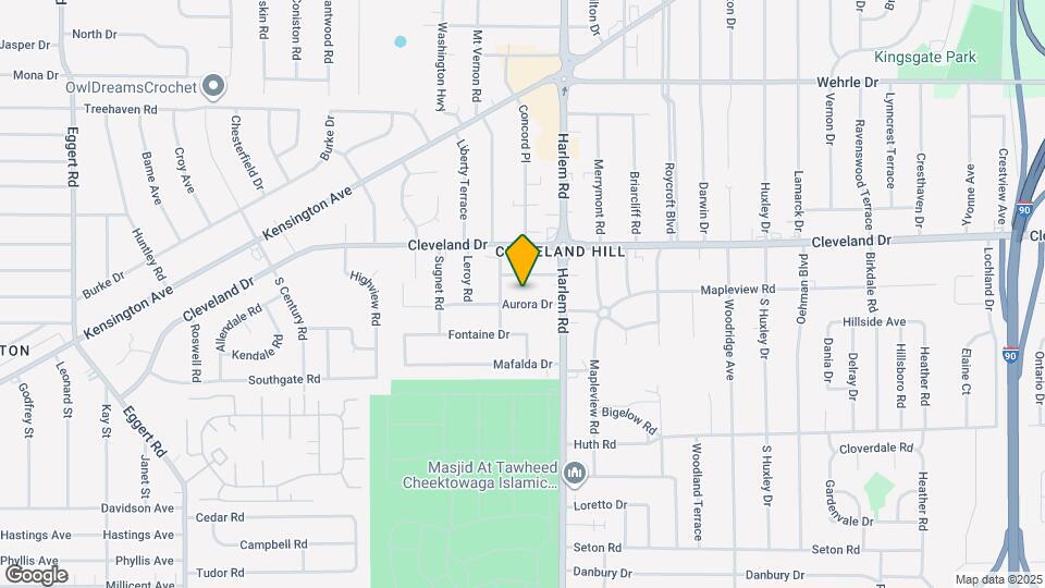 44 Aurora Dr Map and Location Details