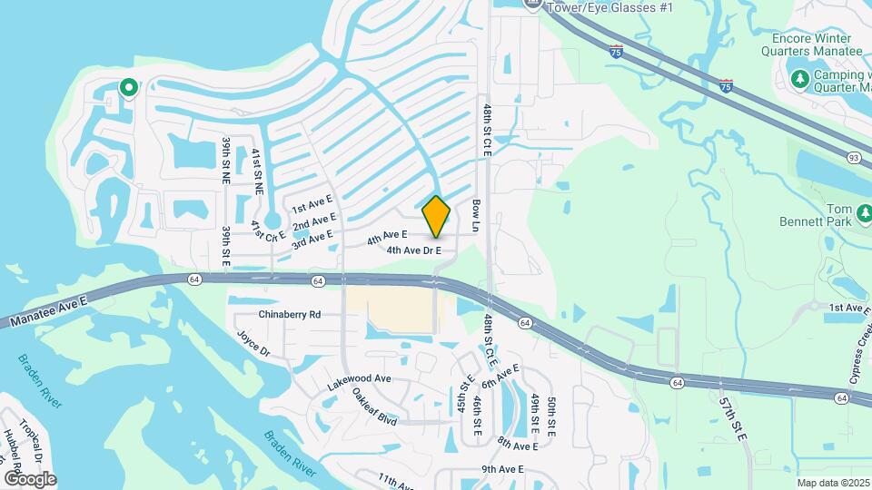 4615 4th Ave Dr E Map and Location Details