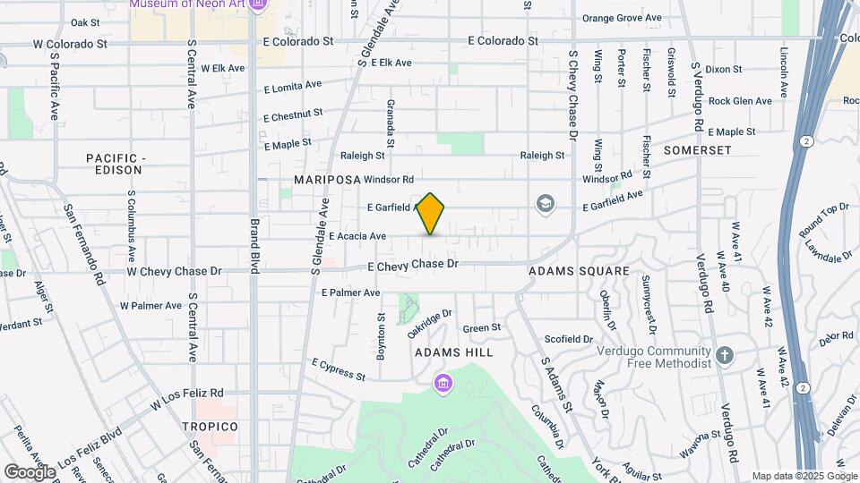 704 E Acacia Ave Map and Location Details