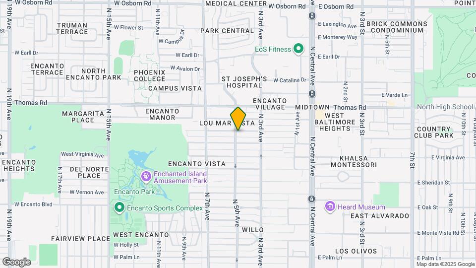 345 W Windsor Ave Map and Location Details