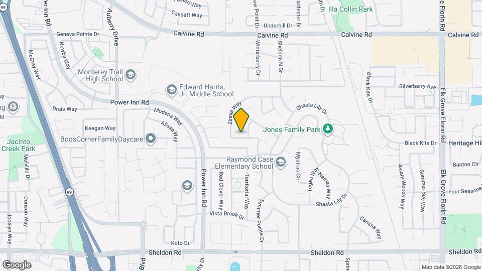 8428 Zinnia Way Map and Location Details