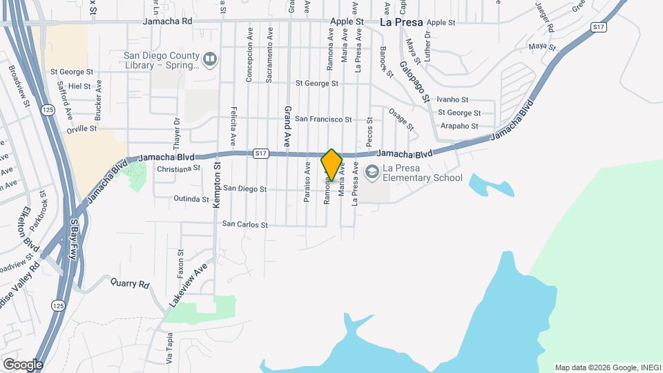 9508 San Diego St Mapa y Detalles de la Ubicación