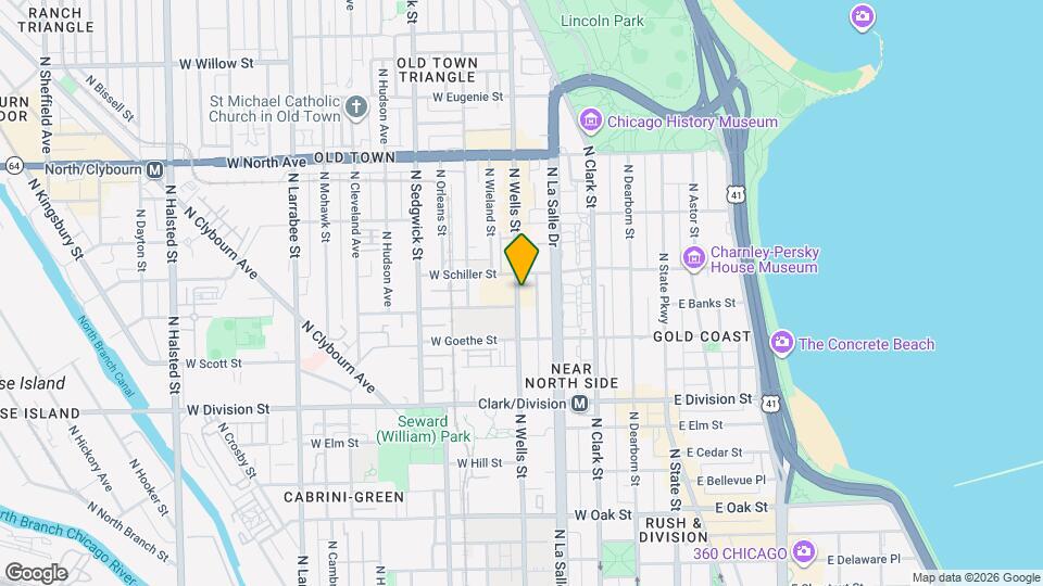 1314 N Wells St Mapa y Detalles de la Ubicación