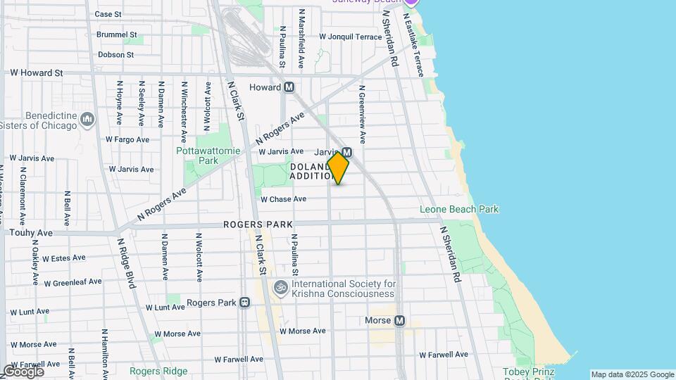 1538 W Chase Ave Map and Location Details