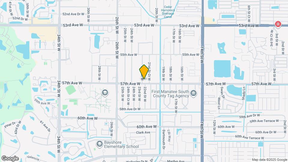 5633 23rd St W Map and Location Details