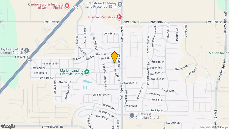 8480 SW 41st Cir Map and Location Details