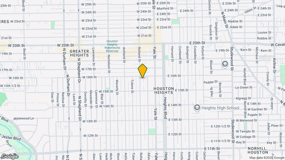 1536 Rutland St Map and Location Details