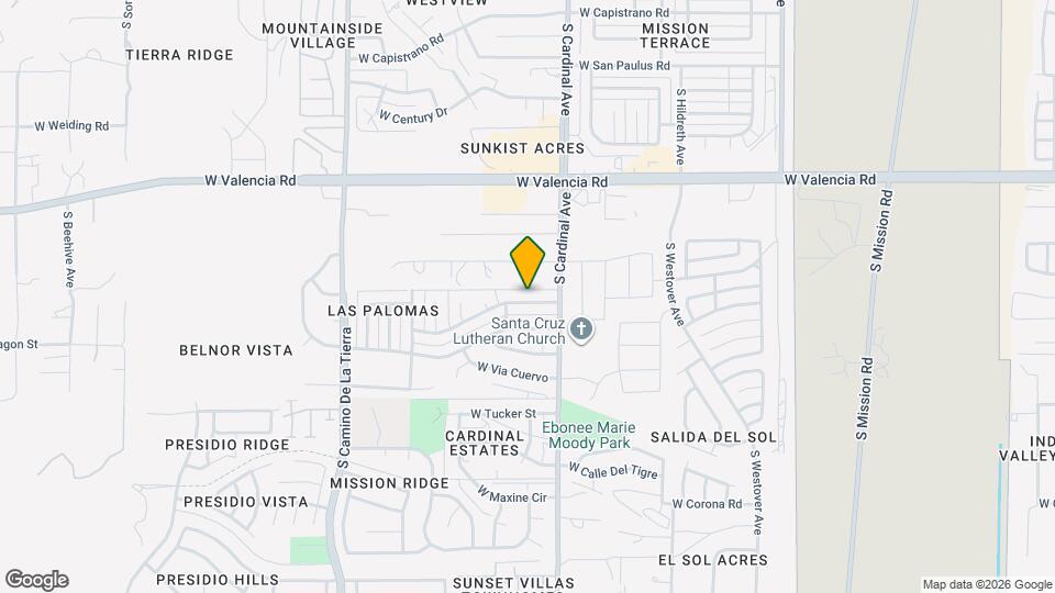 2940 W Calle Canario Map and Location Details
