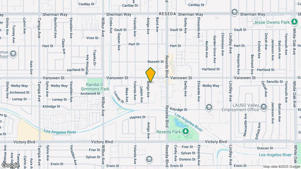 6740 Amigo Ave Map and Location Details