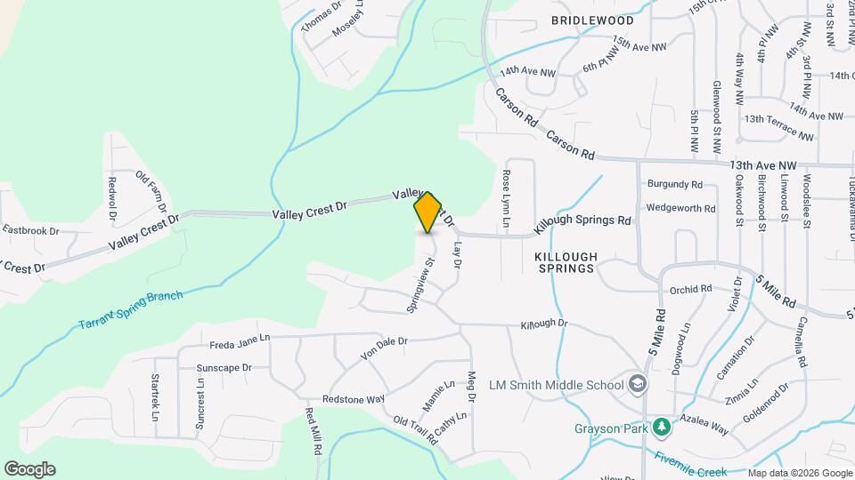 1134 Springview St Map and Location Details