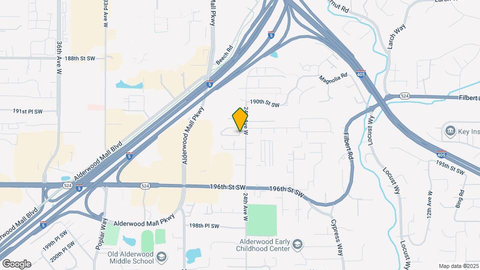 19225 24th Pl W Map and Location Details