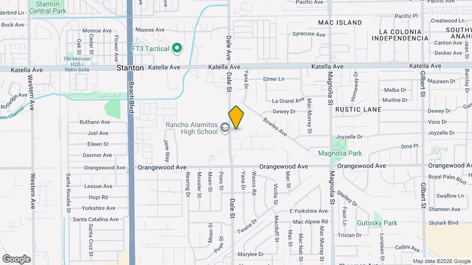 11310 Dale St Map and Location Details