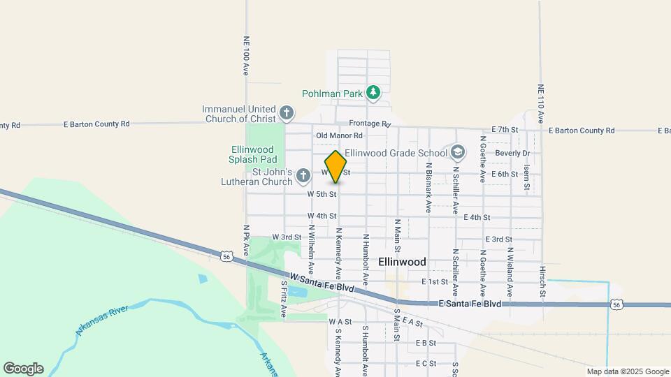 300 W 5th St Map and Location Details