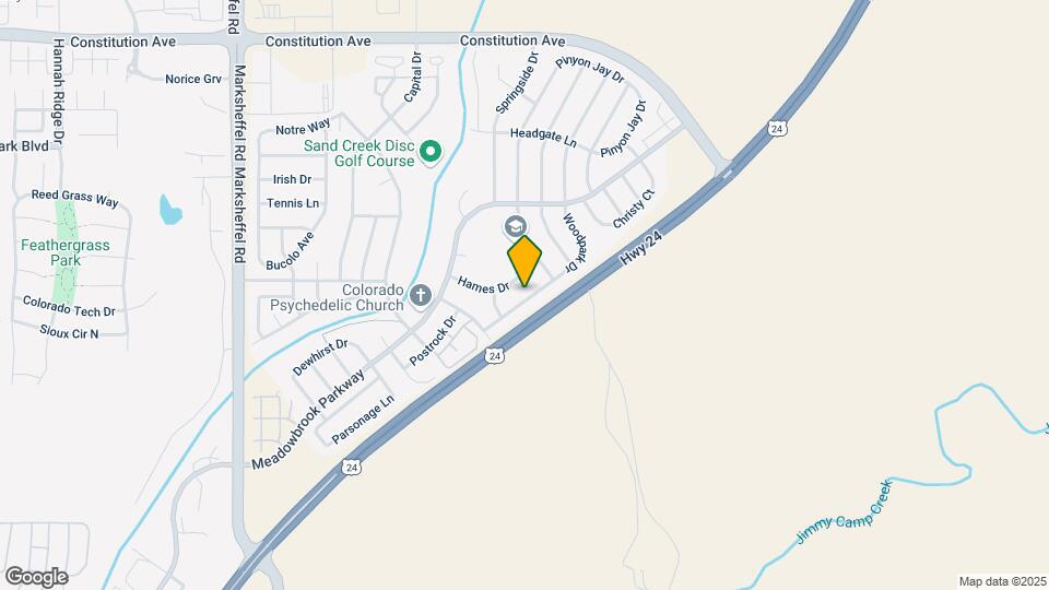 1622 Woodpark Dr Map and Location Details