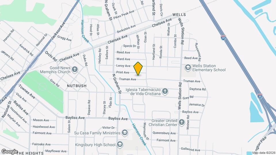 4112 Truman Ave Mapa y Detalles de la Ubicación