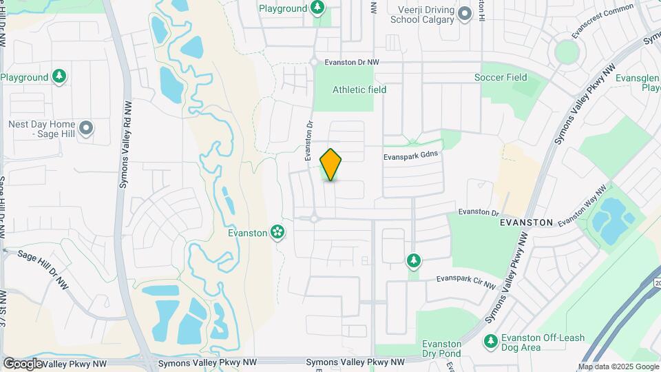 48 Evansridge Cl NW Map and Location Details