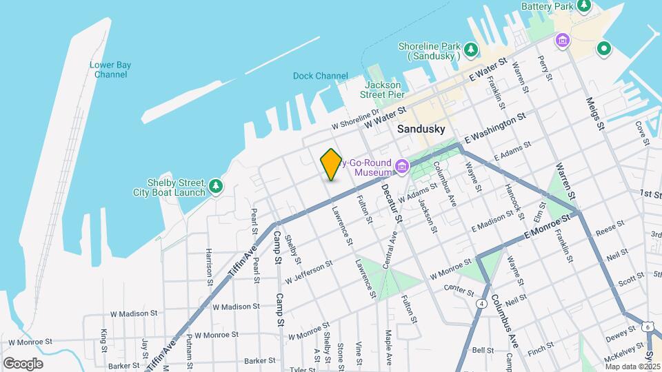 218 Lawrence St Map and Location Details