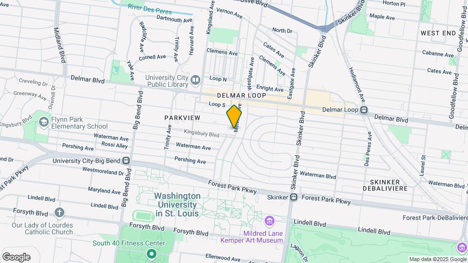 6601 Kingsbury Blvd Mapa y Detalles de la Ubicación