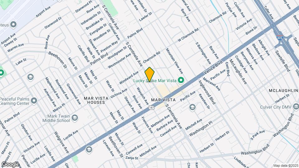 3733 S Centinela Ave Map and Location Details