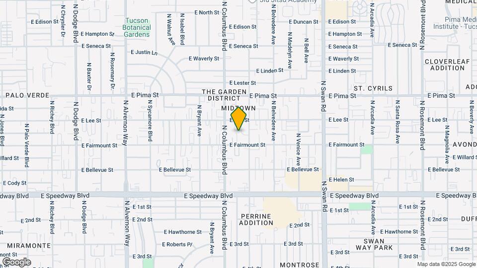 4331 E Fairmount St Map and Location Details