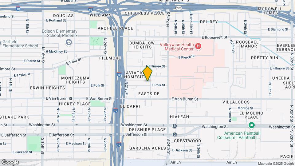 2234 E Polk St Mapa y Detalles de la Ubicación