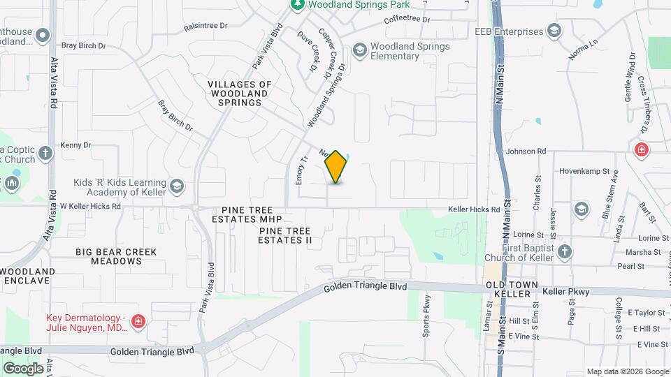 11608 Netleaf Ln Map and Location Details