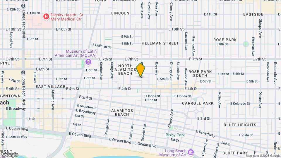 501 Walnut Ave Mapa y Detalles de la Ubicación