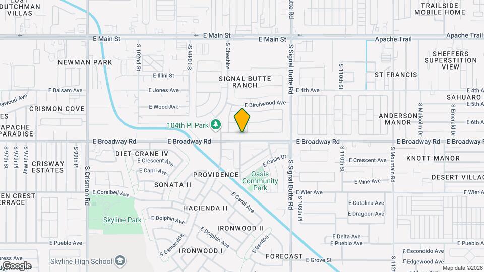 10613 E Bogart Ave Map and Location Details